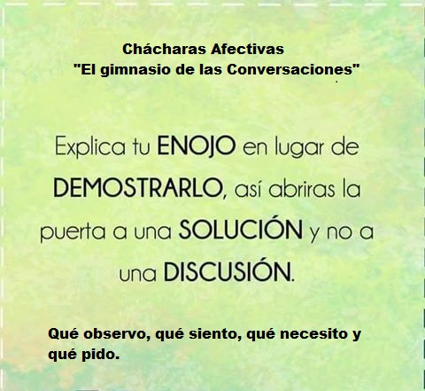 Ch&aacute;charas Afectivas "El Gimnasio de las conversaciones"
