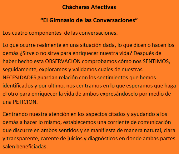 Ch&aacute;charas Afectivas