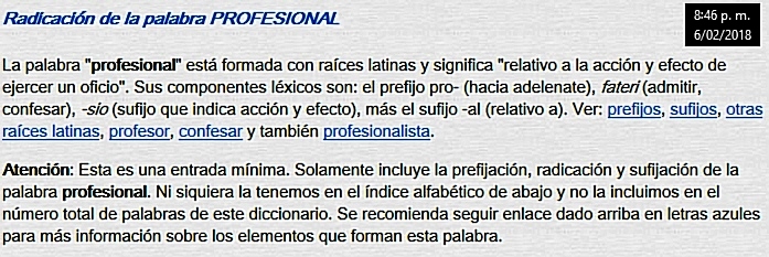 &iquest;QU&Eacute; es un profesional?