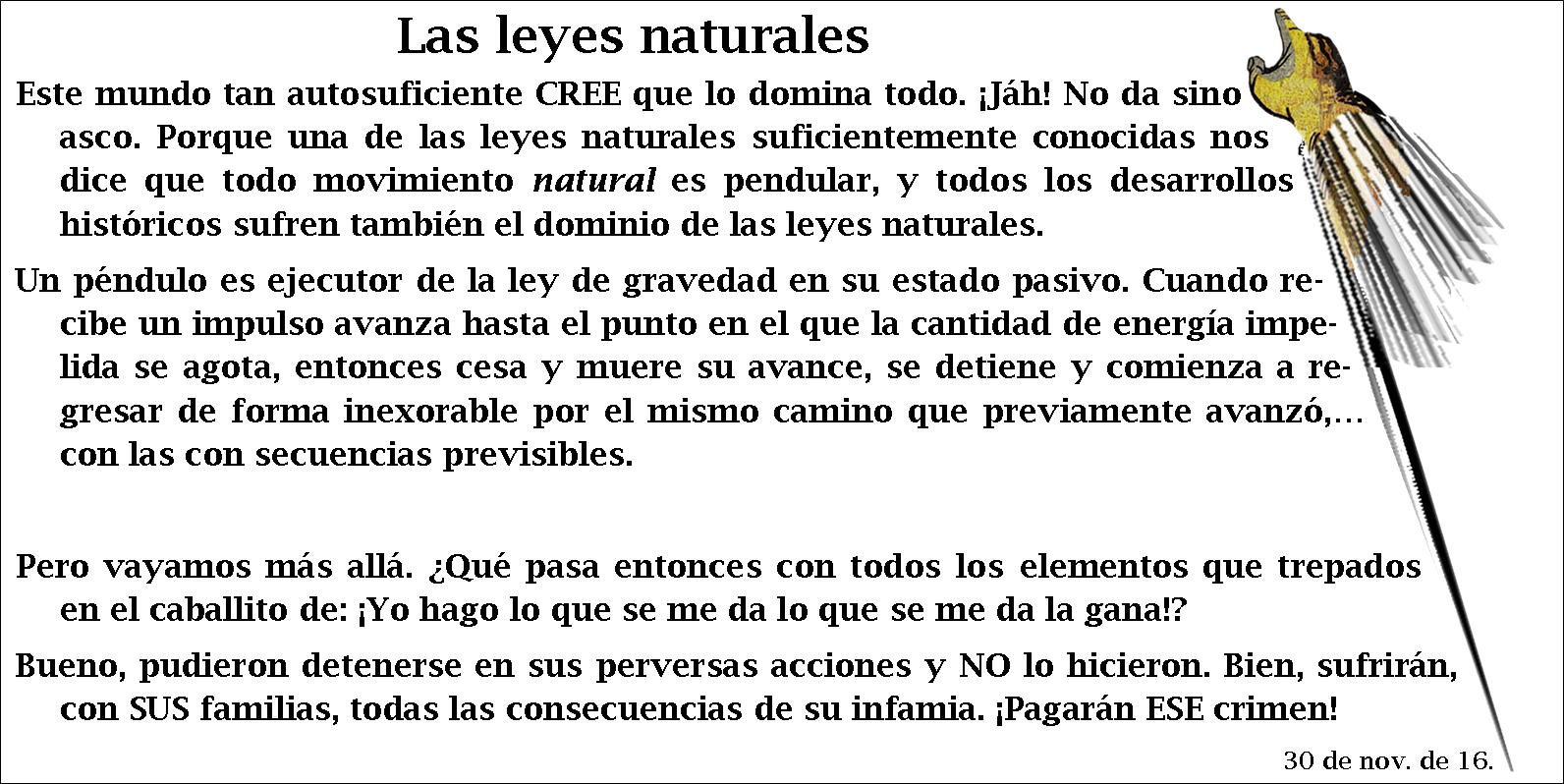 Las leyes naturales