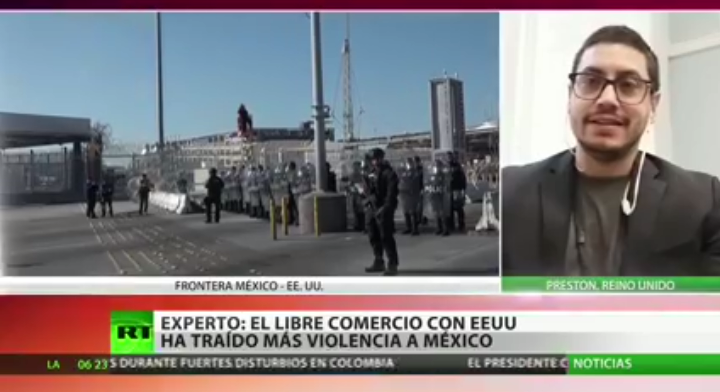 El libre comercio con Estados Unidos ha tra&iacute;do m&aacute;s violencia a M&eacute;xico: Experto a RT
