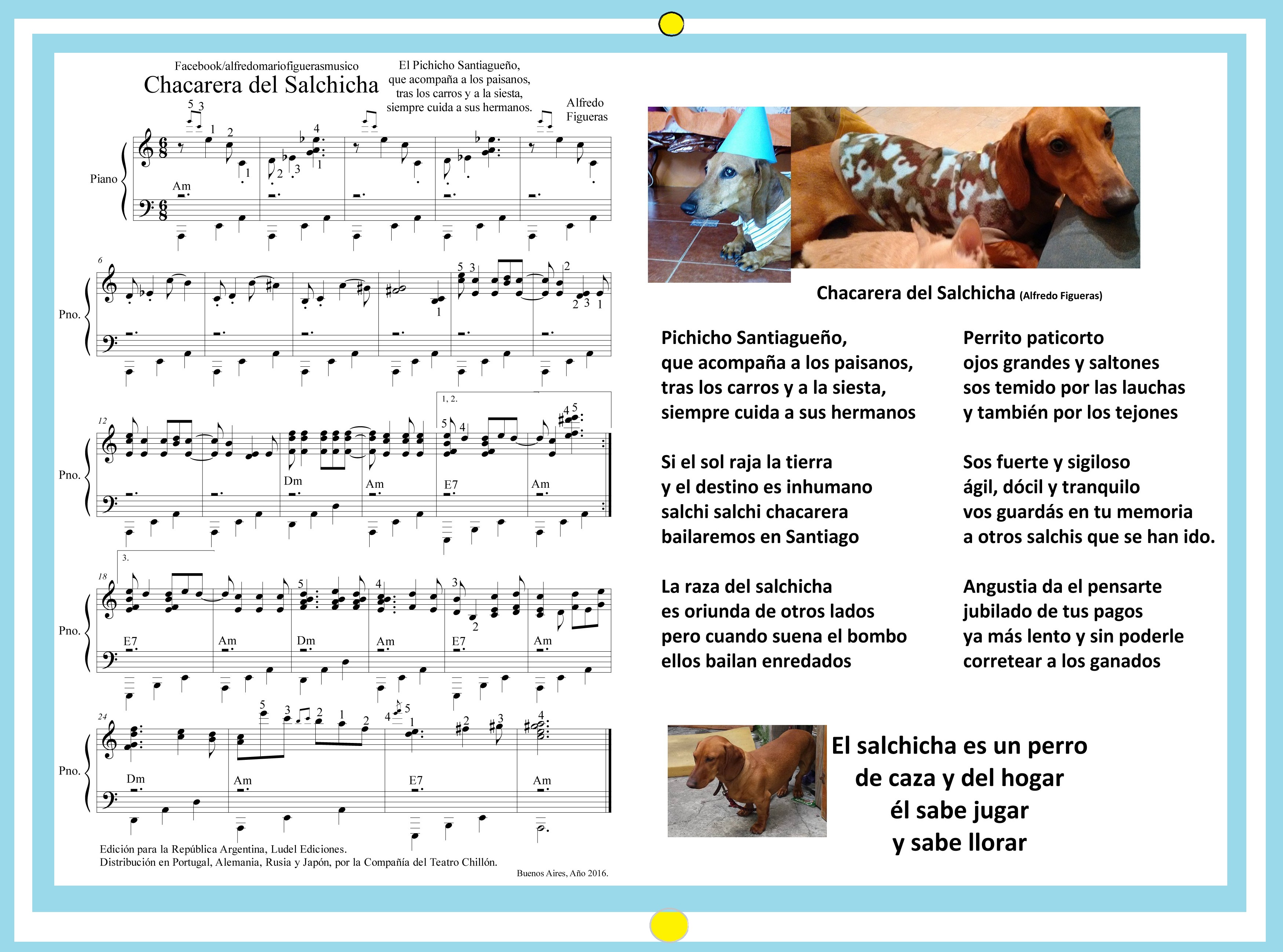 La Chacarera del Perro Salchicha; Una Salchi salchi Chacarera que ha llegado ladrando a Europa