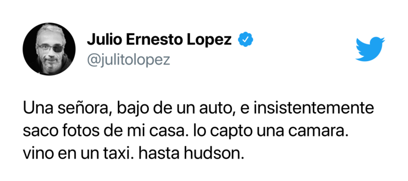 Urgente grave el periodista Julio E L&oacute;pez denuncia inteligencia ilegal en su domicilio
