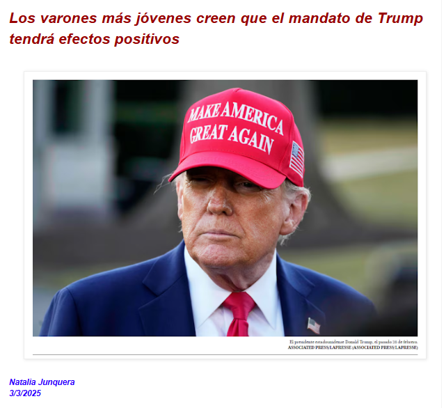  Una realidad preocupante: Los j&oacute;venes votan y votar&iacute;an a Trump donde se presentase