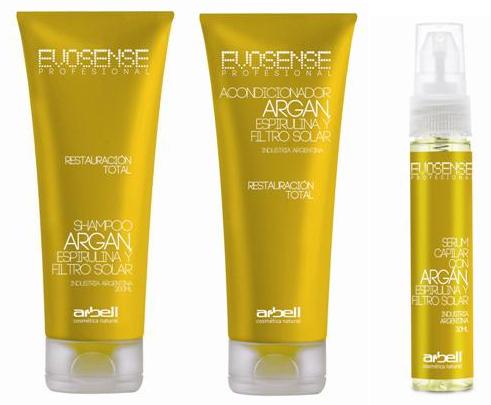 Cuida el cabello en verano, Arbell presenta Evosense Arg&aacute;n & Espirulina.
