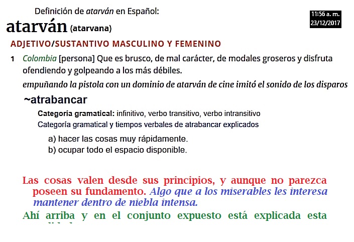 Del respeto, por los rumbos de otros tiempos