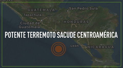Centroam&eacute;rica, sacudida por un fuerte terremoto de magnitud 7,0: