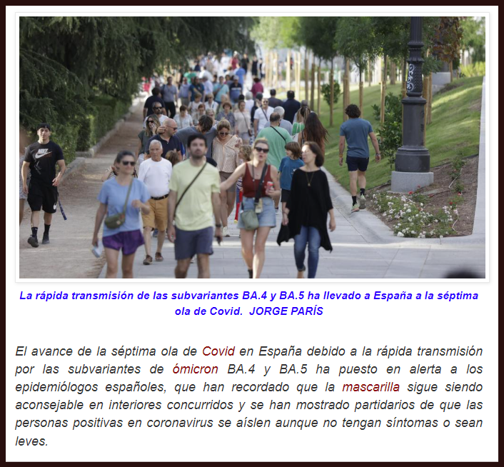 Desesperada advertencia de los epidemi&oacute;logos ante el avance nuevo coronavirus en Espa&ntilde;a: Mascarillas