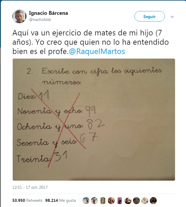 Respuesta de un ni&ntilde;o de 7 a&ntilde;os a profesor alboroto las redes
