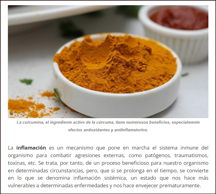  Alimentos que act&uacute;an como eficientes antiinflamatorios: &iquest;Cu&aacute;les son y cu&aacute;ntos tomar?