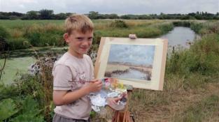Un nene de 11 a&ntilde;os vendi&oacute; pinturas por una fortuna y lo bautizaron el "Mini Monet"