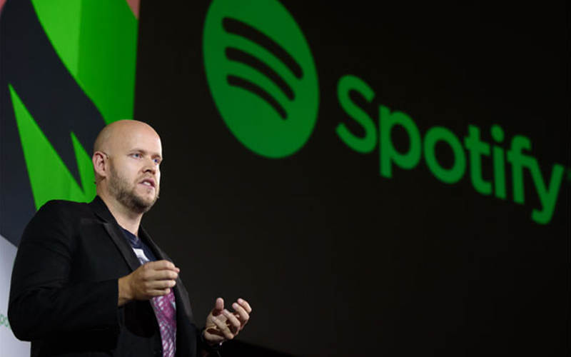 Spotify debut&oacute; en Wall Street positivamente