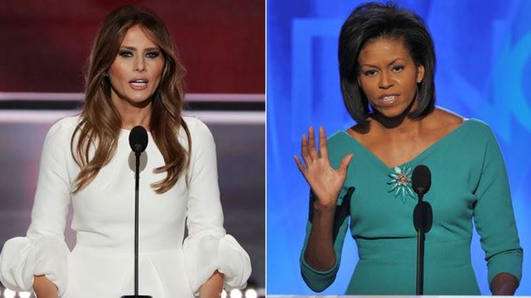 La esposa de Donald Trump plagia el discurso de Michelle Obama de 2008