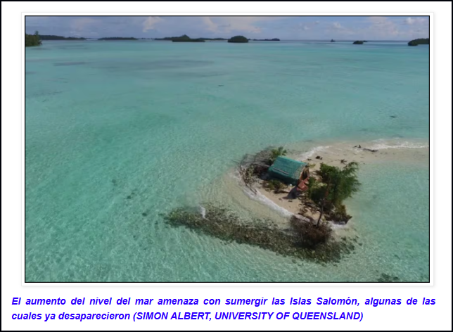 Islas Salom&oacute;n, amenaza de desaparici&oacute;n.