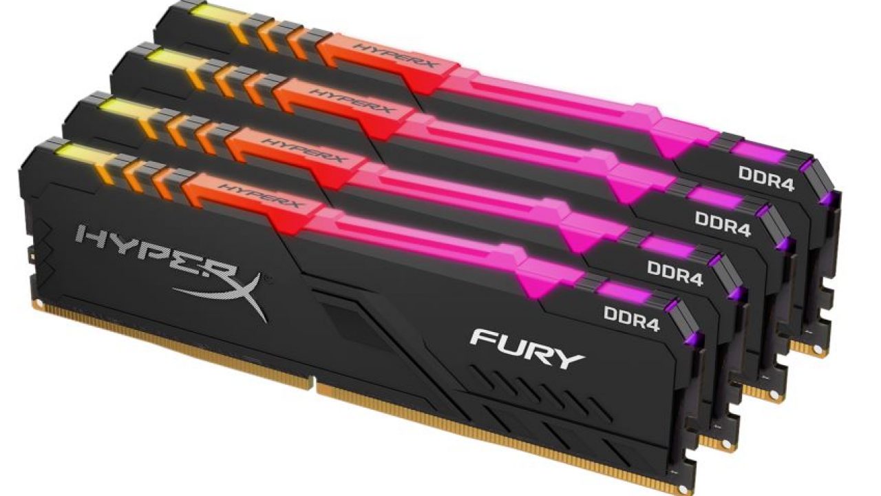 HyperX anuncia extensi&oacute;n de la l&iacute;nea de memoria FURY DDR4 RGB