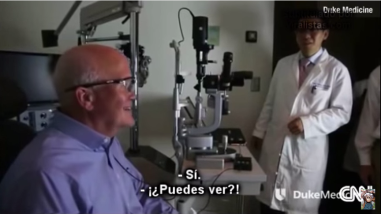 Hombre recupera la vista despu&eacute;s de 33 a&ntilde;os de ceguera 