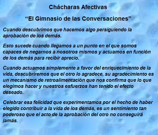 Chacharas afectivas