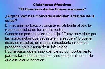 Ch&aacute;charas Afectivas "El Gimnasio de las conversaciones"