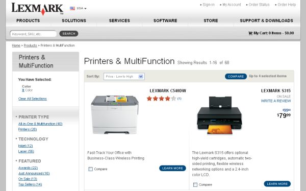 Lexmark ya no producir&aacute; impresoras de tinta y despedir&aacute; a 1.700 empleados