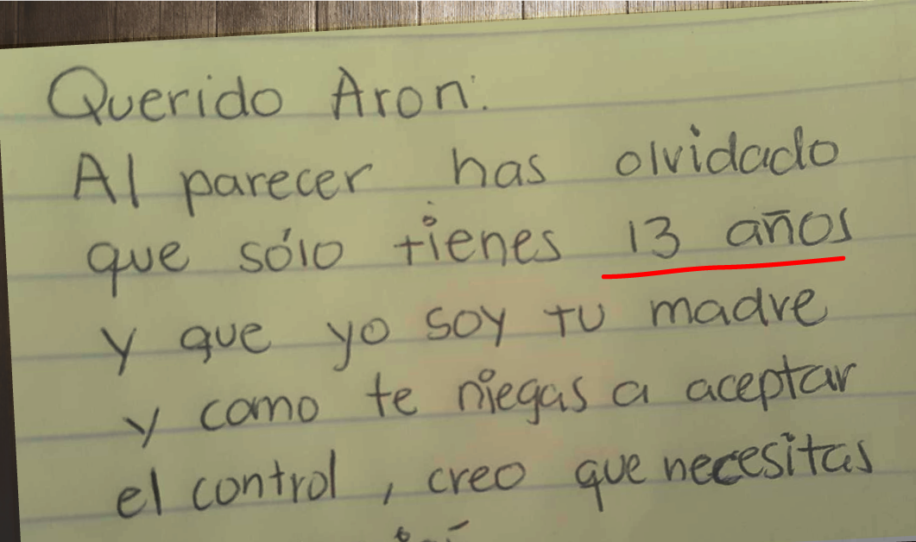 Madre se cansa de su hijo desobediente y le escribe una carta que te dejar&aacute; sin palabras