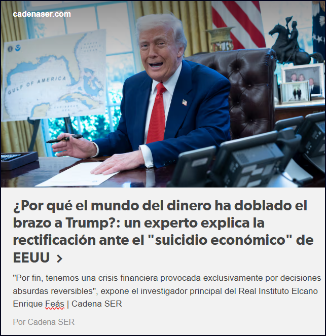  &iquest;POR QU&Eacute; TRUMP HA DOBLADO EL BRAZO ANTE EL MUNDO DEL DINERO?