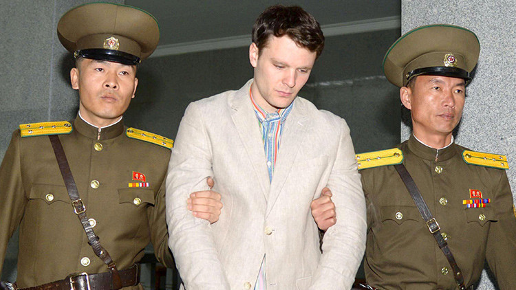 COREA del Norte libera al estudiante estadounidense condenado a 15 a&ntilde;os de trabajos forzados 