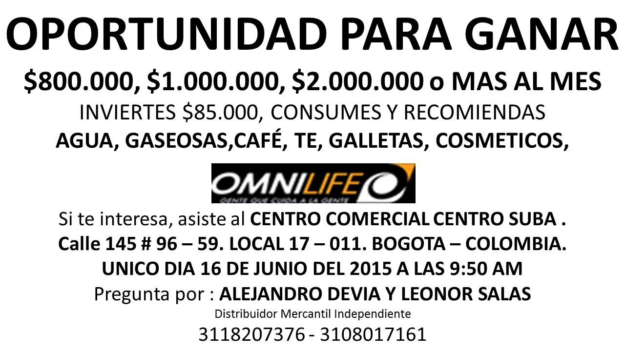 oportunidades si hay!!!!!!