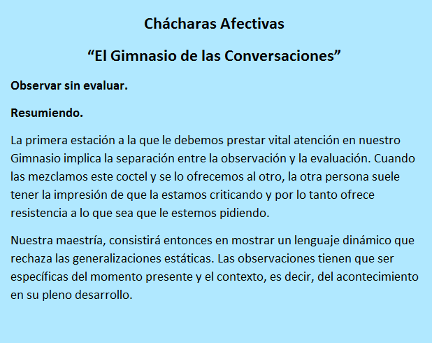 Ch&aacute;charas Afectivas