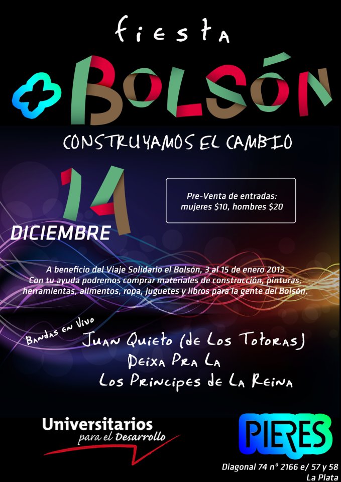  +Bols&oacute;n:  El evento que construye y hace conciencia festejando