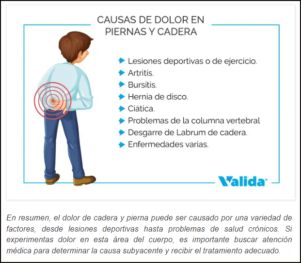 El horrible dolor de caderas y piernas: Causas y tratamiento
