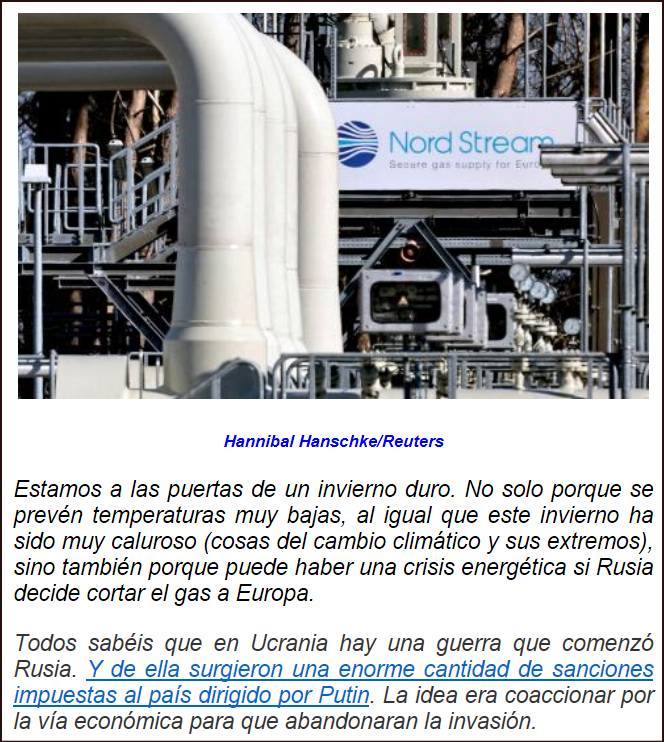  De consecuencias clim&aacute;ticas irreversibles: Rusia quema el gas que no vende a Europa