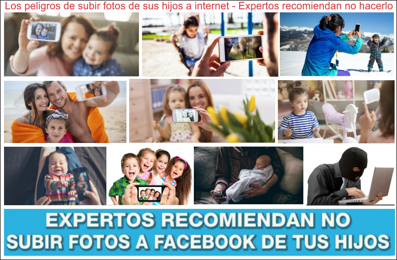 El riesgo de compartir fotos de ni&ntilde;os en las redes sociales