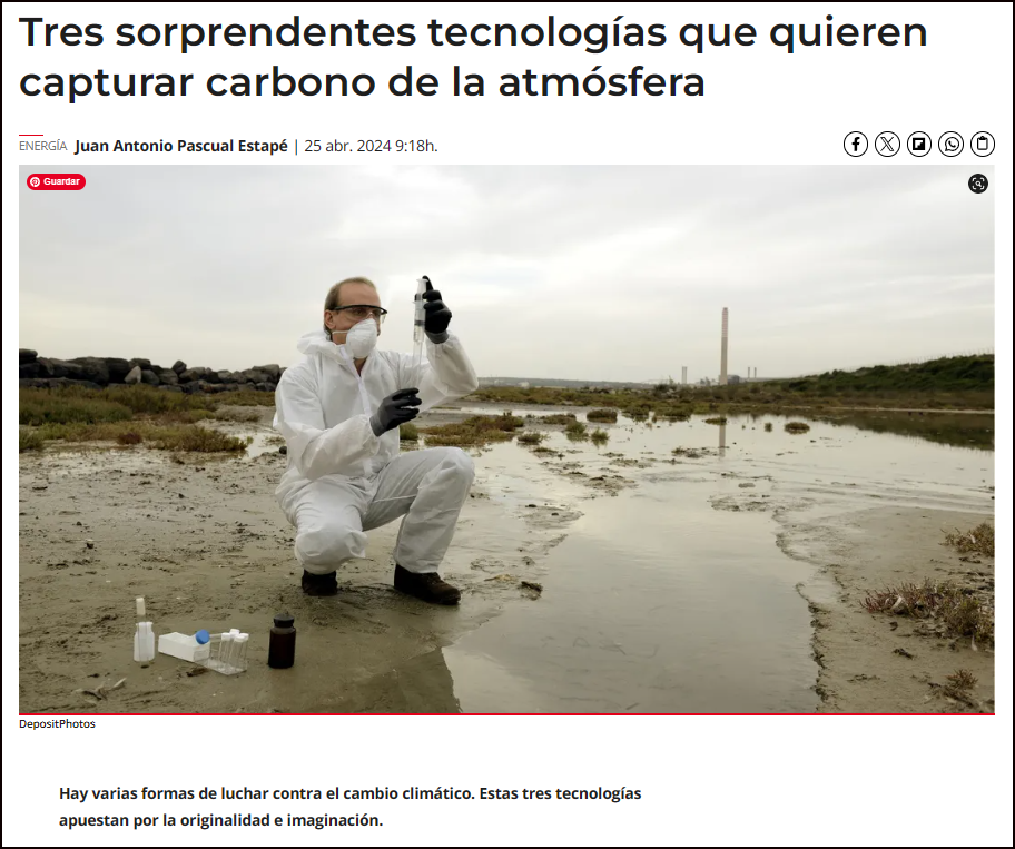  Prometedoras tecnolog&iacute;as que pretenden eliminar el CO2 de la atm&oacute;sfera