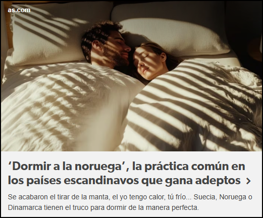  &iquest;Qu&eacute; es dormir a la noruega?  