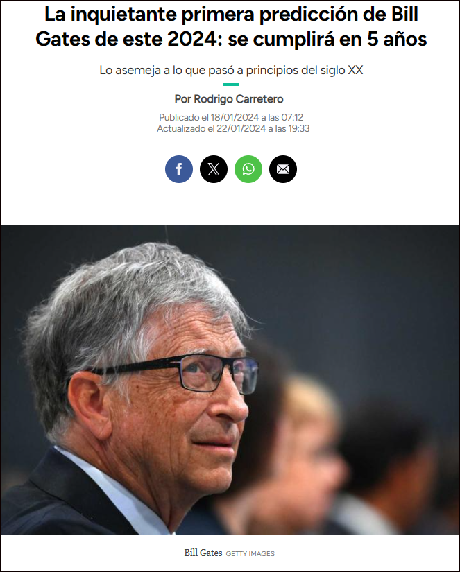  Bill Gates y la IA, revoluci&oacute;n y reformas, pero cambios positivos