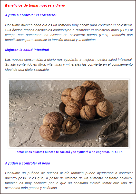  Nueces: Una gran fuente de salud