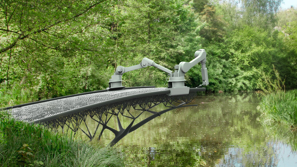 A plan for a 3D-printed steel bridge in Amsterdam could reduce speed and cost