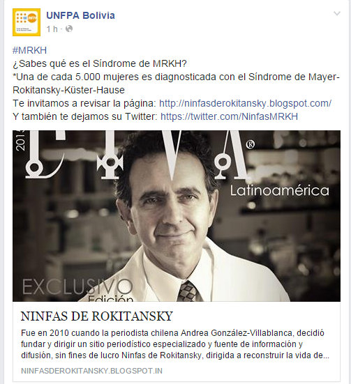 Fondo de Poblaci&oacute;n de las Naciones Unidas apoya labor de Periodista Andrea Gonz&aacute;lez-Villablanca