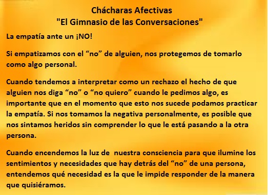 Ch&aacute;charas Afectivas "El Gimnasio de las conversaciones"