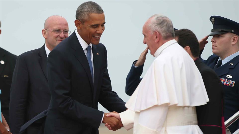 El Papa lleg&oacute; a Estados Unidos y es su primera visita a ese pa&iacute;s