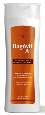Bag&oacute;vit A emulsi&oacute;n hidratante autobronceante, color + hidrataci&oacute;n continua 