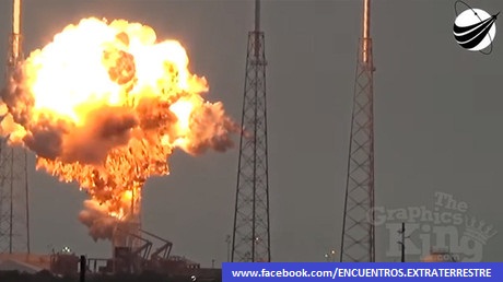 &iquest;Fue detonado por l&aacute;seres extraterrestres el cohete Falcon 9 de SpaceX?