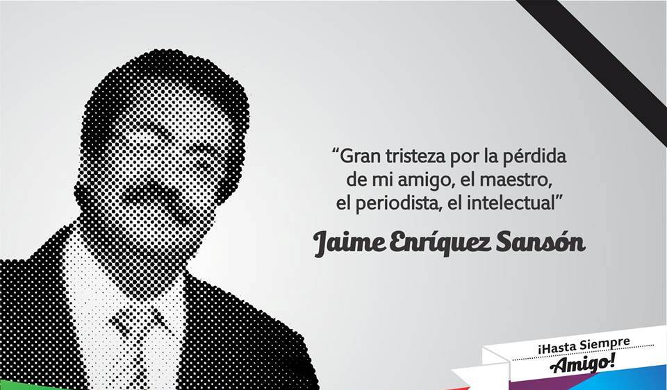 Hasta siempre amigo Jaime.