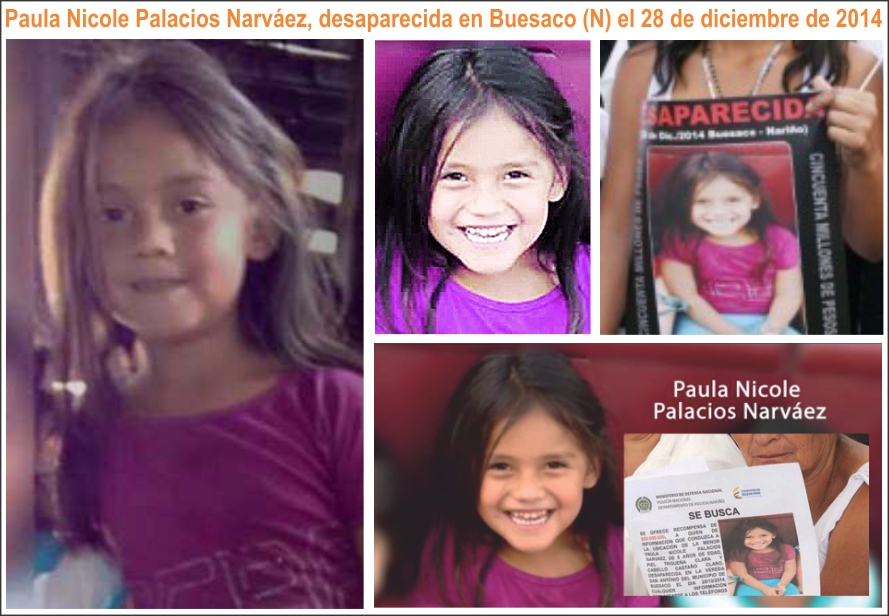  En octubre, primera condena por desaparici&oacute;n de la ni&ntilde;a Paula Nicole