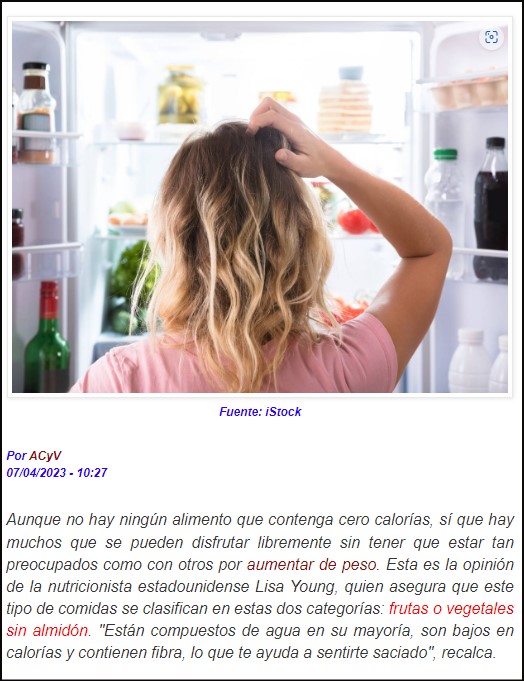  Puedes comer hasta hartarte con estos 10 alimentos y sin engordar