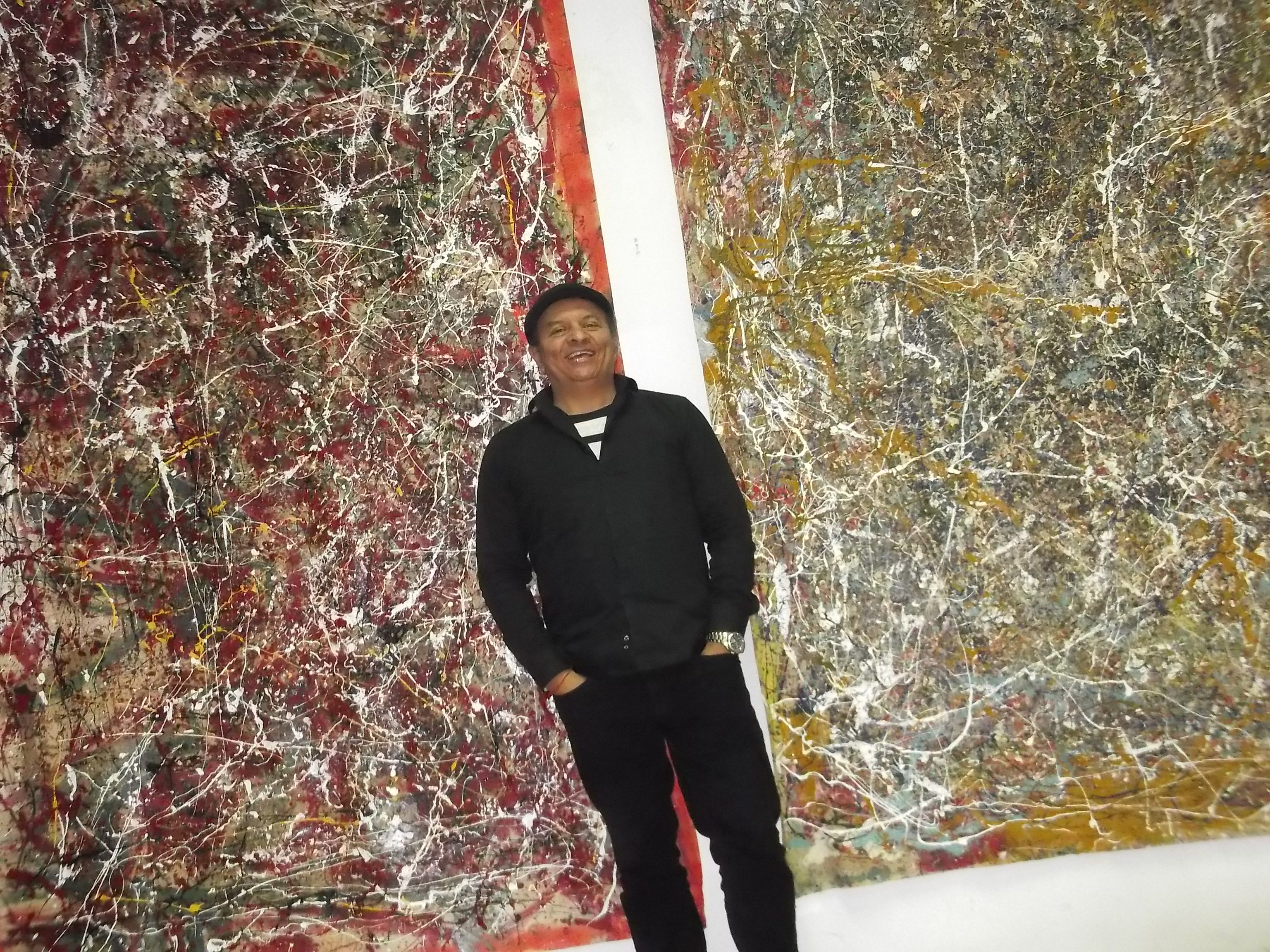 El artista pl&aacute;stico uruguayo  Miguel Angel Recoba vendio una obra en mas de 30 mil dolares -
