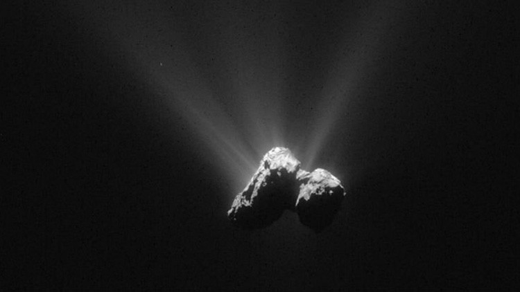 Encuentran en el cometa Churi&uacute;mov-Guerasimenko componentes esenciales para la vida en la Tierra: