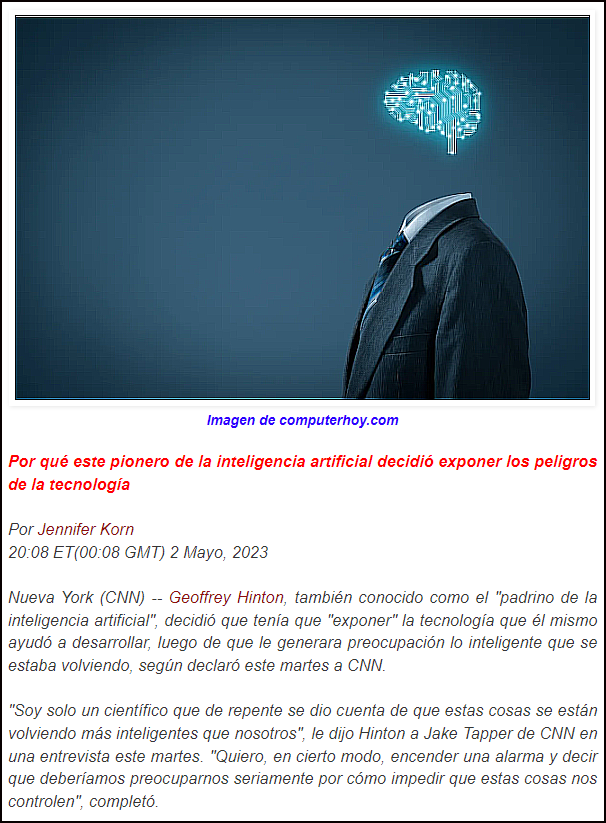 Los peligros d la IA (Inteli&ordf; Artificial):&iquest;Existen o es una nueva guerra fr&iacute;a entre los dos bloques?