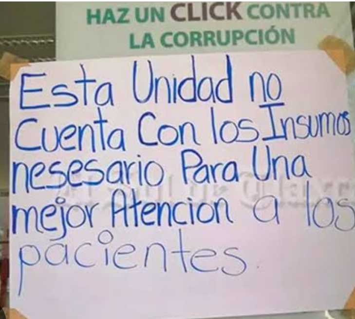 FRACASO DE SISTEMA DE SALUD FRACASO DE SISTEMA SALUD EN M&Eacute;XICO. 

