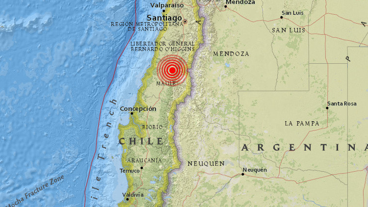 Un fuerte sismo sacude el centro de Chile: